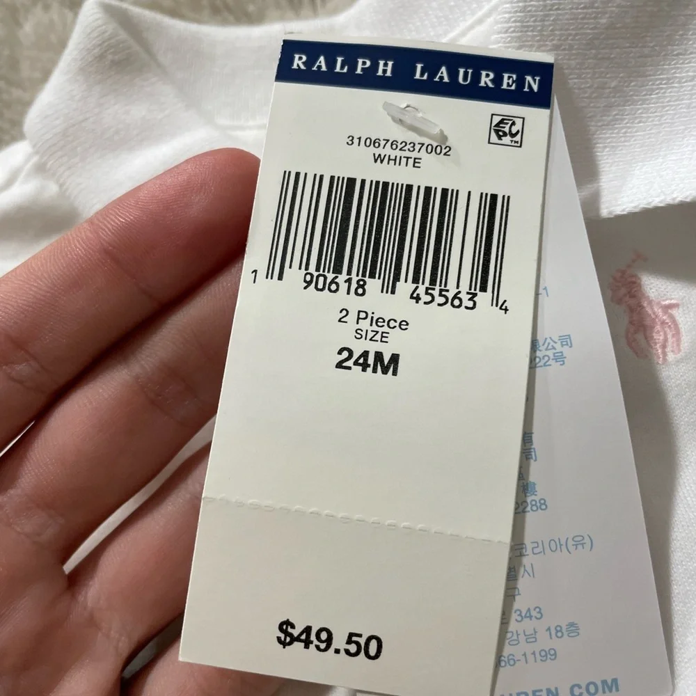 NWT Polo Ralph Lauren Ruffled Polo Dress and Bloomer